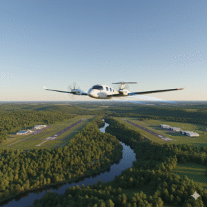 Small regional plane