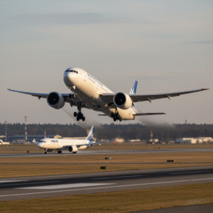 Airbus and Boeing next-generation aircraft shaping the future of flight.