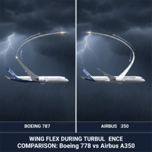 Wing flex comparison in turbulence