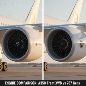 A350 and 787 engine comparison