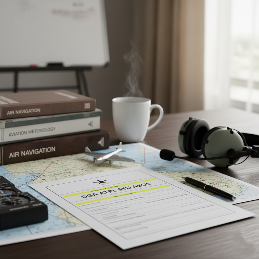 DGCA exam study books and updated syllabus material