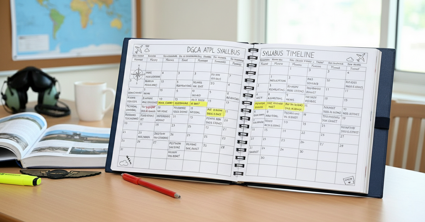 Poor study planning causing DGCA exam failure